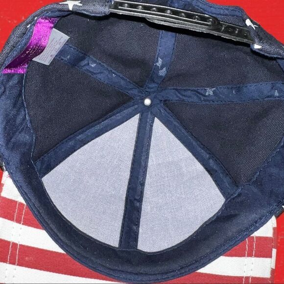 David & Young collection patriotic cap with bling bling - Picture 5 of 7